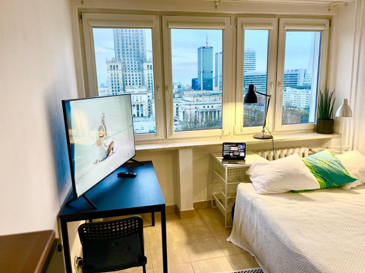 Super Apartament Palace 2X Metro Fast Wifi 500 Mbs Netflix Appletv Smarttv Panorama Miasta Warsaw Exterior photo
